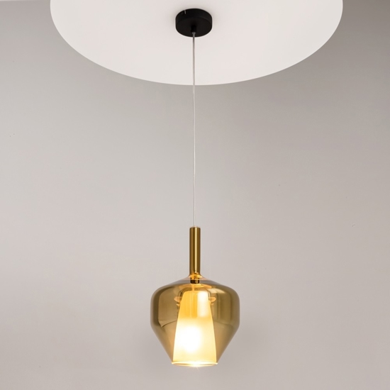Maytoni duality lampada a sospensione per isola cucina moderna in vetro