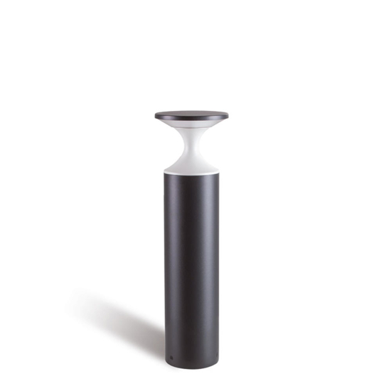 Lampione basso da giardino moderno grafite led 13w 3000k ip65