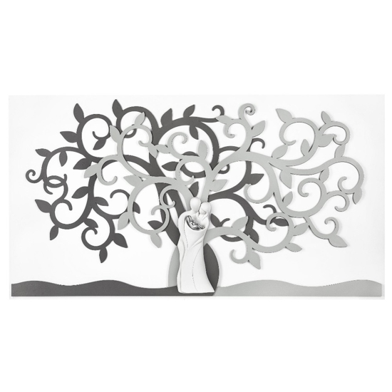 Quadro 110x60 sacra famiglia moderna grigio bongelli preziosi