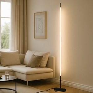 Piantana nera design moderna led 19w 3000k