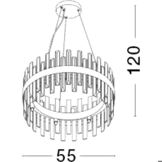 Lampadario di cristallo oro per soggiorno contemporaneo