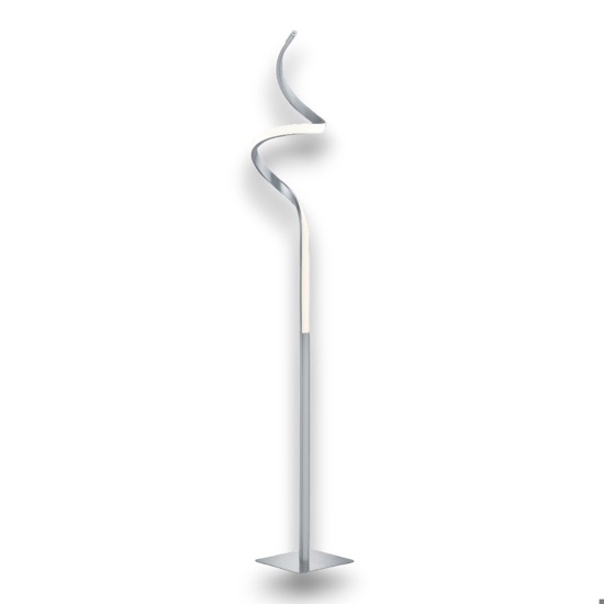 Lampada da terra grigio led 11w 3000k design moderna