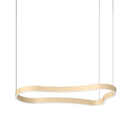 Lampadario waves-1 sp ideal lux oro led 3000k