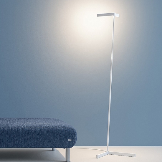 Piantana bianca design moderna led 20w 3000k minimale fp