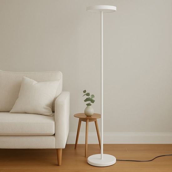 Piantana bianca led 30w dimmerabile da 3000k a 5000k