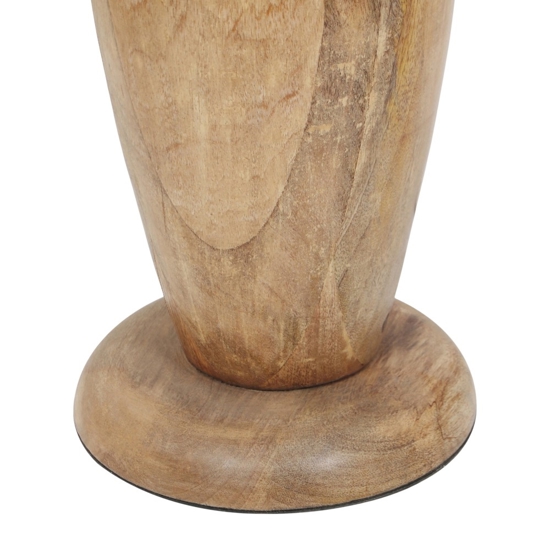 Lampada da terra per salotto h135 cm in legno con diffusore di juta