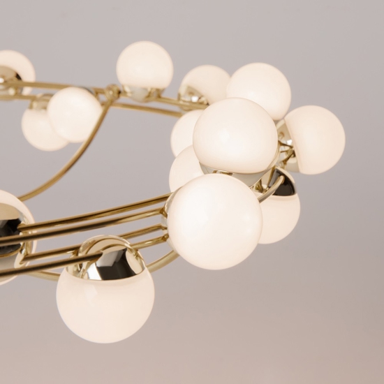 Maytoni tessara plafoniera moderna circolare per salotto led 3000k