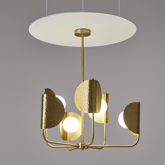 Maytoni tropic lampadario moderno per salotto con 6 sfere in vetro