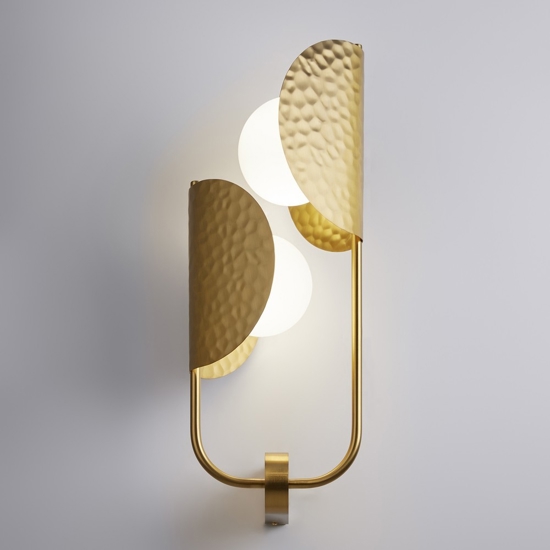 Maytoni tropic applique da parete moderna colore oro 2 luci
