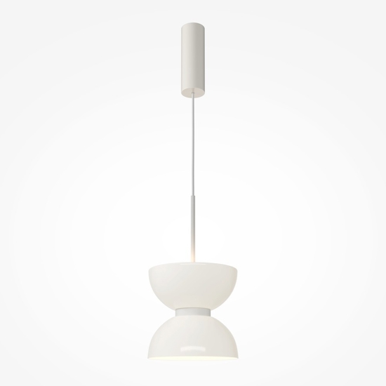 Maytoni kyoto lampada a sospensione bianca per tavolo cucina led 3000k