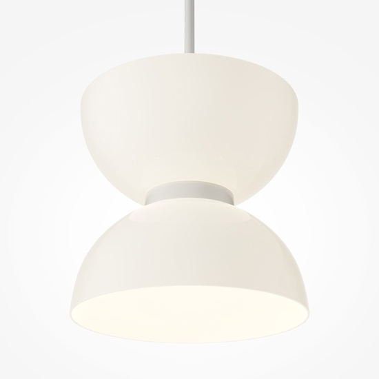 Maytoni kyoto lampada a sospensione bianca per tavolo cucina led 3000k