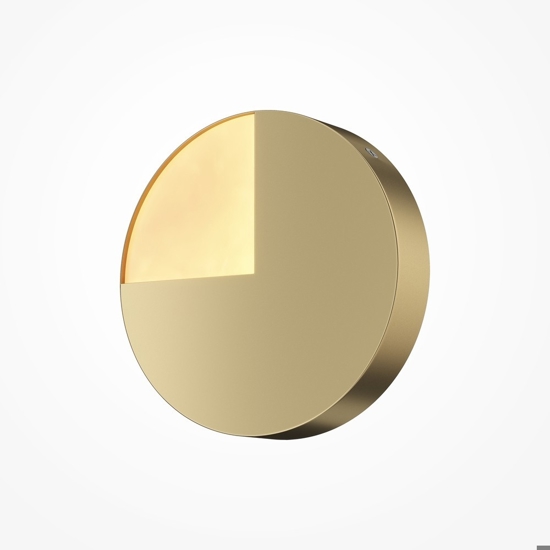 Maytoni jupiter applique da parete rotonda moderna led 3000k