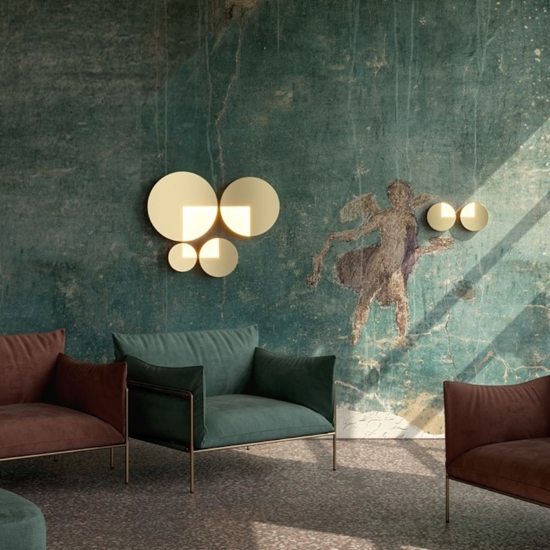 Maytoni jupiter applique da parete rotonda moderna led 3000k