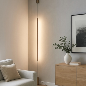 Ideal lux filo pt lampada da terra sospesa dal soffitto led 15w 3000k ottone