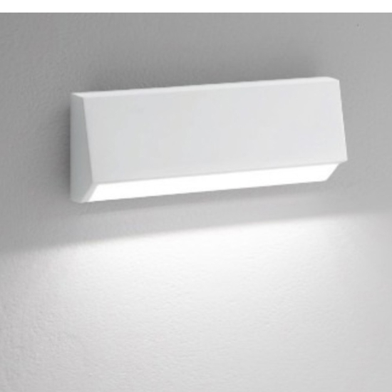 Isiyluce segnapasso per esterno led 4w 4000k cover bianco antracite