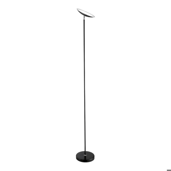 Lampada moderna led 18w 3000k nera febe perenz illuminazione