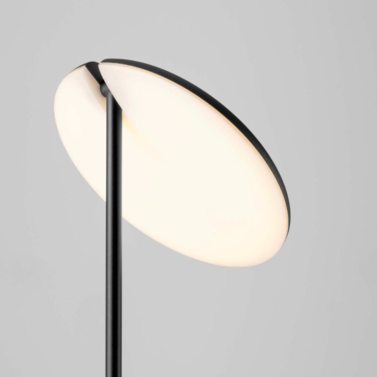 Lampada da terra black nera led 30w 3000k dimmerabile per ufficio