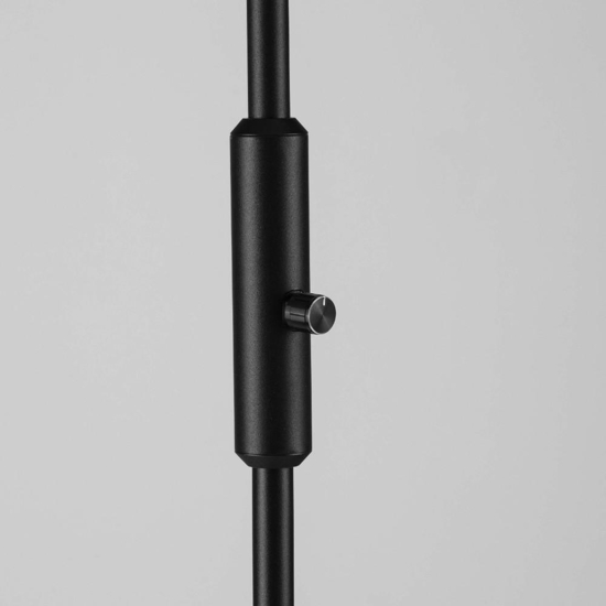 Lampada da terra black nera led 30w 3000k dimmerabile per ufficio