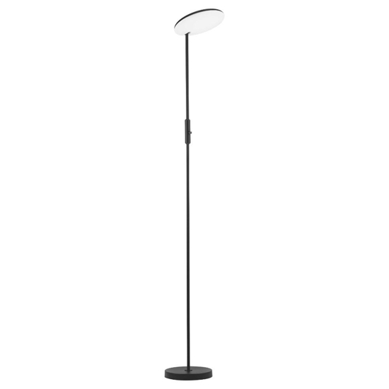 Lampada da terra black nera led 30w 3000k dimmerabile per ufficio