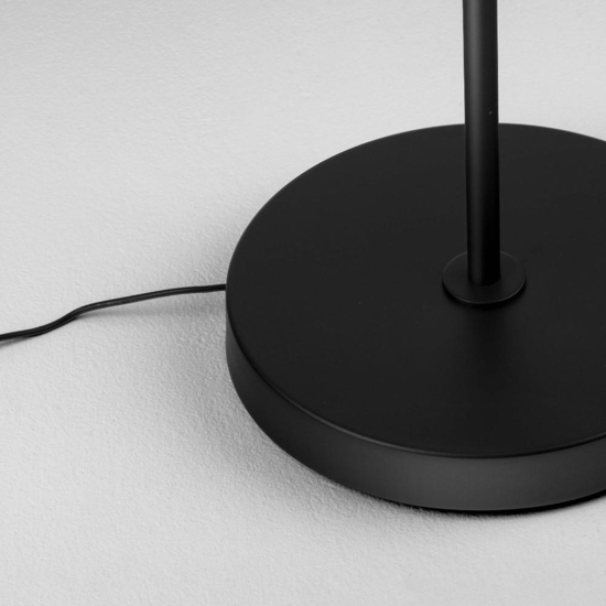Lampada da terra black nera led 30w 3000k dimmerabile per ufficio