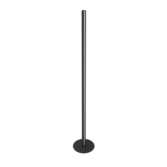 Linea light halfpipe piantana moderna nera led 3000k