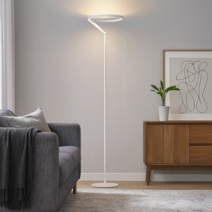 Lampada da terra vivida meridiana bianca led 27w 3000k 4000k