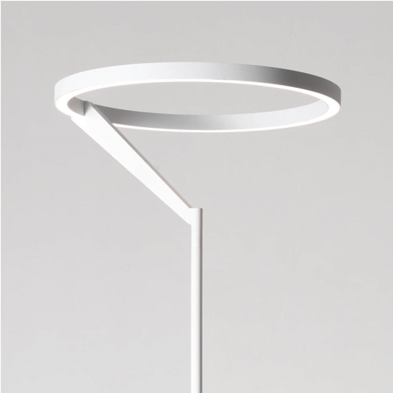 Lampada da terra vivida meridiana bianca led 27w 3000k 4000k
