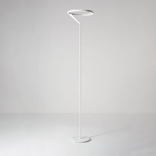 Lampada da terra vivida meridiana bianca led 27w 3000k 4000k