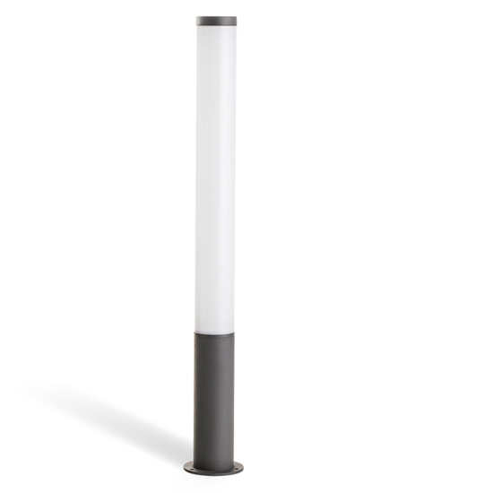 Lampione alto da giardino moderno grafite led 31w 3000k