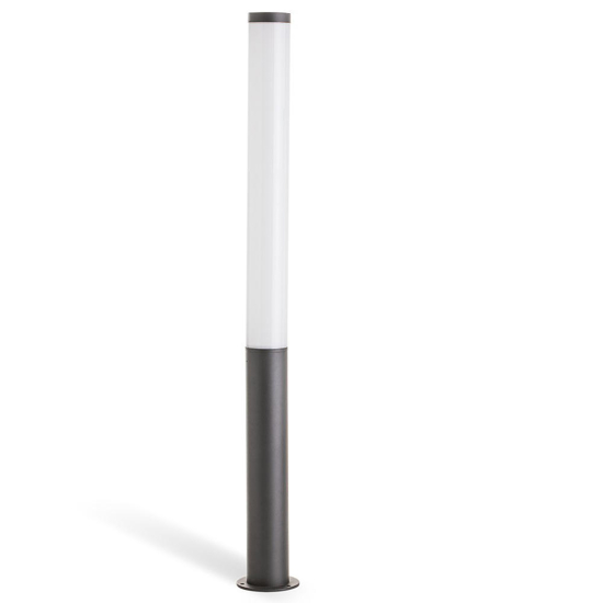 Lampione alto per giardino moderno design grafite led 31w 4000k ip65