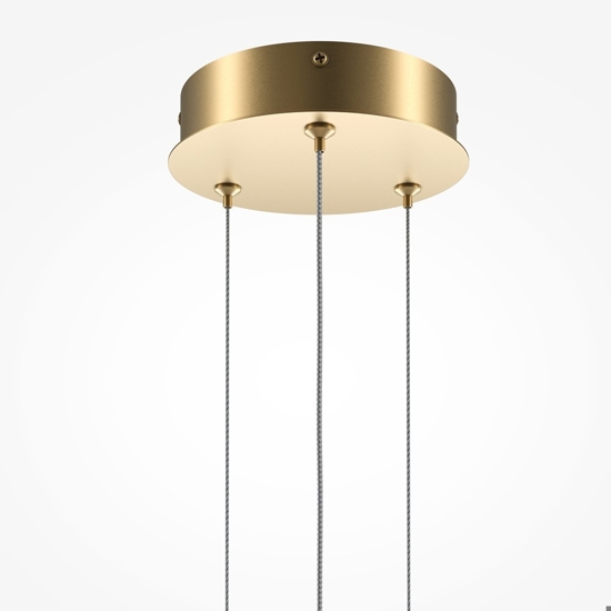 Maytoni halo lampadario cucina led da 2600k a 3500k colore oro