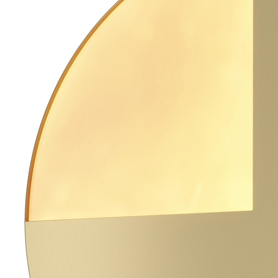 Maytoni jupiter applique da parete tondo colore oro led 3000k