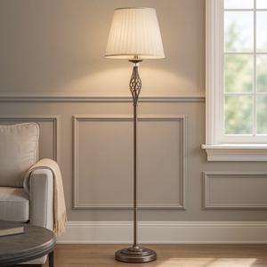 Maytoni lampada da terra grace stile ferro battuto h165 cm