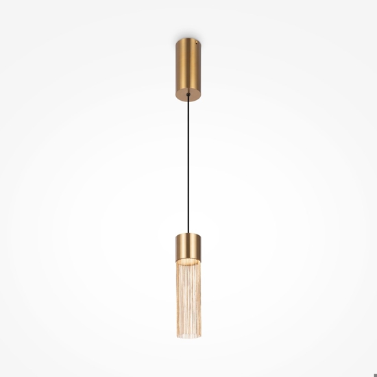 Maytoni imaginary lampada a sospensione per isola cucina colore oro led 3000k