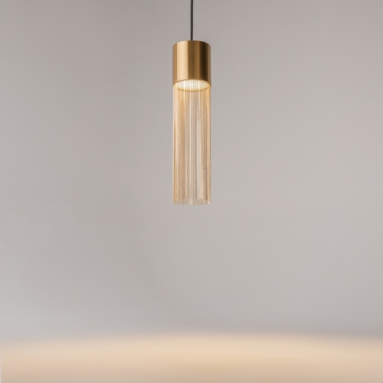 Maytoni imaginary lampada a sospensione per isola cucina colore oro led 3000k