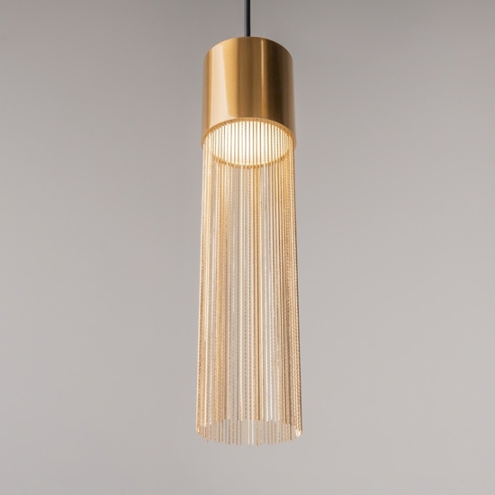 Maytoni imaginary lampada a sospensione per isola cucina colore oro led 3000k