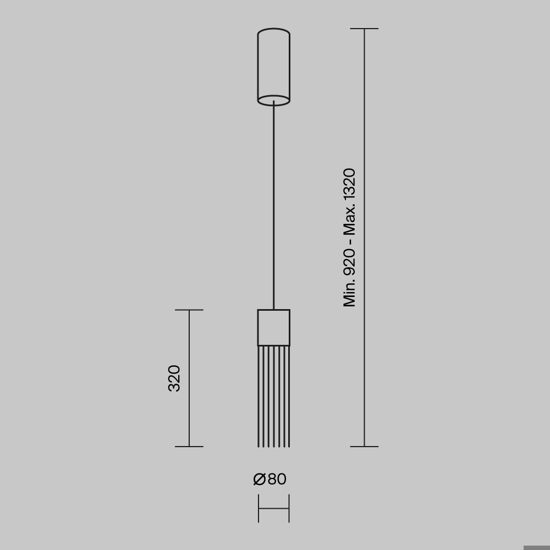 Maytoni imaginary lampada a sospensione per isola cucina colore oro led 3000k