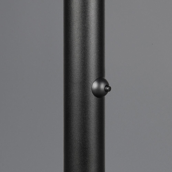 Lampada da terra da lettura led 10w 2300k 3000k 4000k nero opaco orientabile