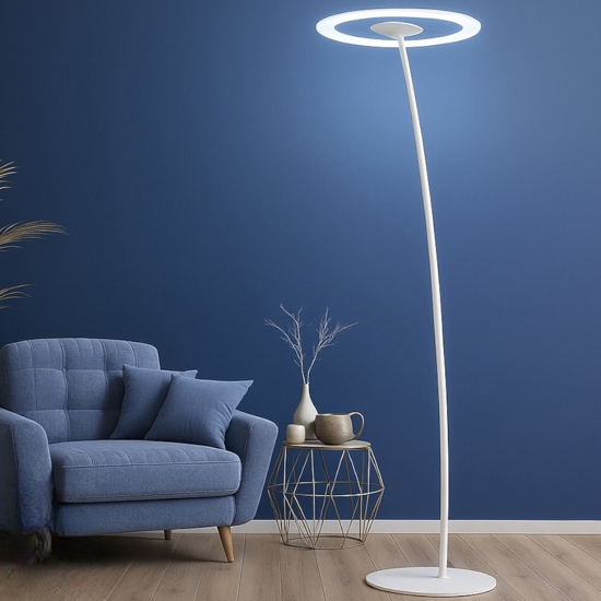 Antigua fl linea light piantana bianca moderna led 3000k