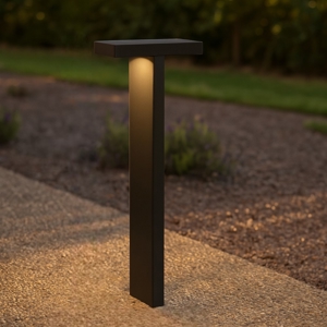 Lampione da giardino grigio moderno led 16w 3000k