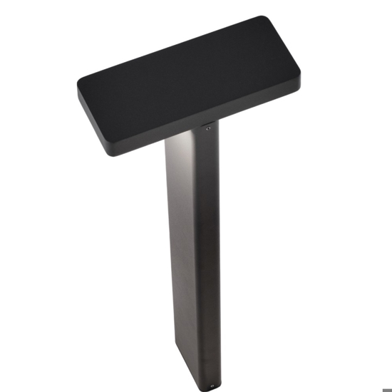 Lampione da giardino grigio moderno led 16w 3000k