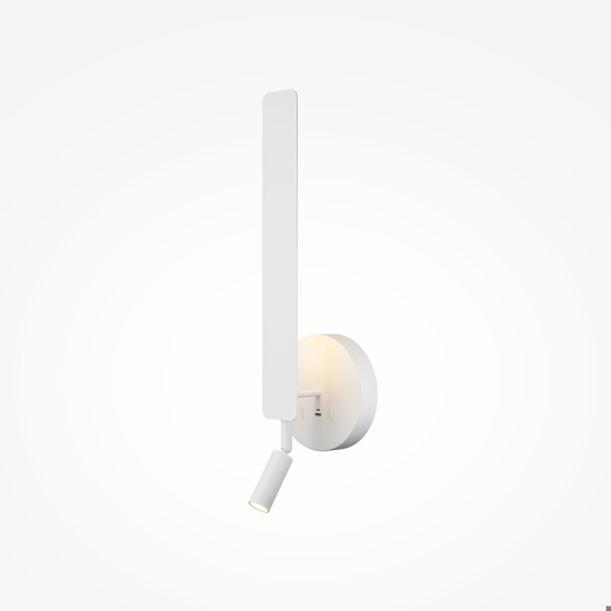 Maytoni combo applique bianco per comodino led da 3000k a 6000k