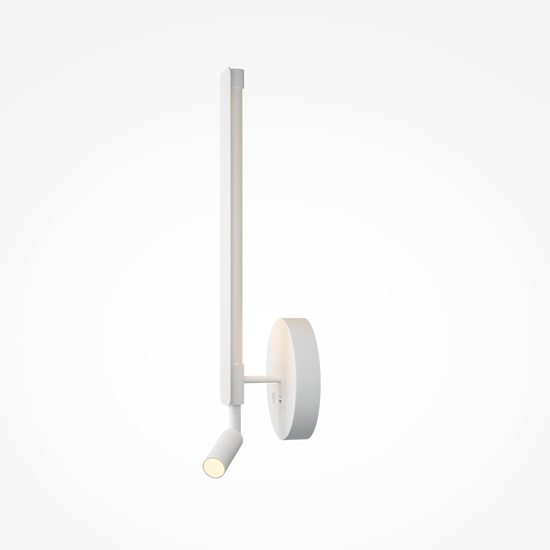 Maytoni combo applique bianco per comodino led da 3000k a 6000k
