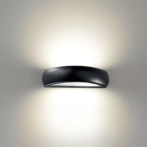 Giove ap1 ideal lux applique curvo da esterno nero