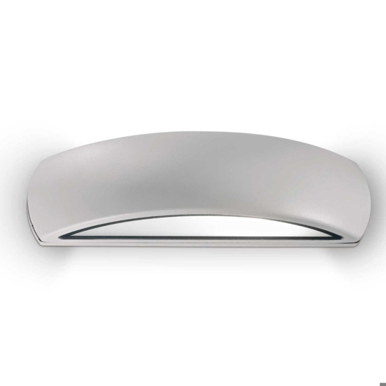Ideal lux giove ap1 applique da esterno grigio tonda