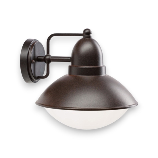 Applique da esterno rustico marrone 