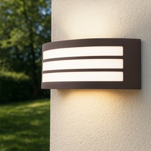 Applique da esterno moderno marrone