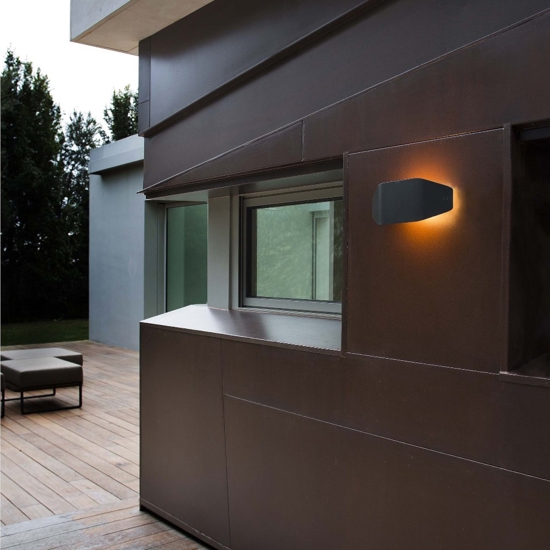 Applique nero per esterno ip44 