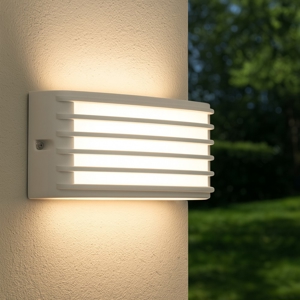 Applique bianco per esterno moderna led 10w 4000k