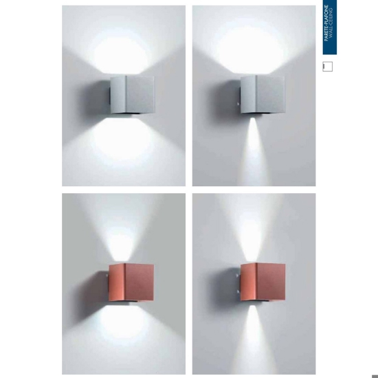 Applique da esterno cubo led 10w 4000k ip54 